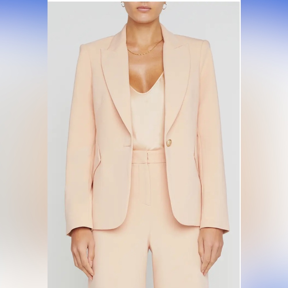 NWT L’Agence Chamberlain blazer in toasted almond - Picture 2 of 10